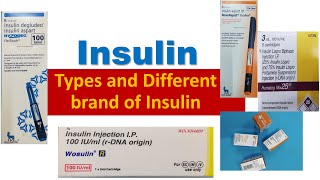 Insulin I Types of Insulin I Diabetes [upl. by Ardnuasak]