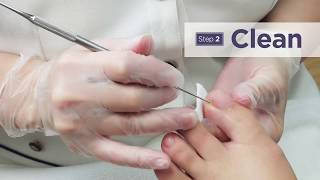 Cuticle Removal Tutorial  Pedicure Tutorial  Footlogix Foot Care Products [upl. by Haidebez]