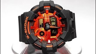 Casio GShock GA700BR1A Module 5522 watch video 2019 [upl. by Zelig]