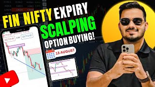 Live Intraday Trading  Banknifty option Scalping 13th AUGUST  Option Buying [upl. by Amil]