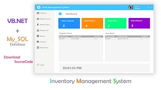 Inventory Management System in VBNET and MySql databaseSource code  VBNET Tutorial [upl. by Spiro180]