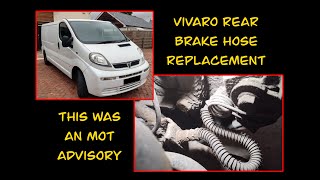 Vivaro rear brake hose replacement [upl. by Eenel]