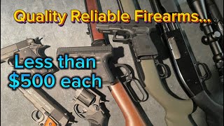 Best affordable Quality handguns and rifles for less than 500 guncommunity edc everydaycarry [upl. by Salohci814]