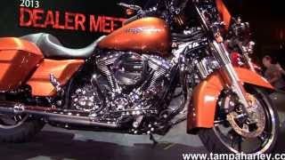 2014 Harley Davidson Motorcycle Models Introduced new colors  Denver CO USA [upl. by Moorefield]