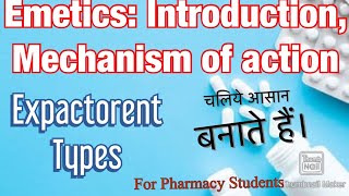 Emetics definition mechanism Expectorant types [upl. by Klinger]