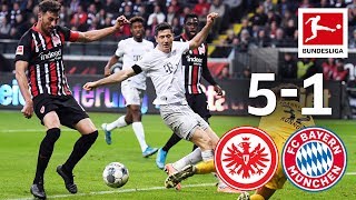 Eintracht Frankfurt vs Bayern München I 51 I Highlights I The Final Game for Bayern Coach Kovac [upl. by Ellessig109]