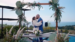 Matrimonio en la playa de María Paz amp Fernando Hotel Taka Matanzas Chile [upl. by Nolyad]