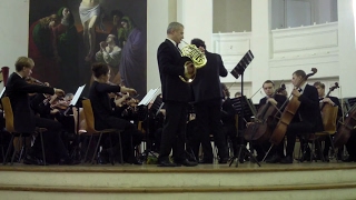 Reinhold Gliere Concerto for horn 2nd movement Horn  Igor Prokofiev [upl. by Orimlede]