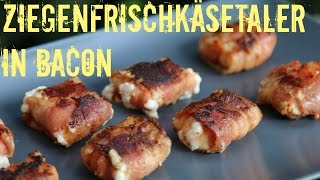 Ziegen FRISCH käsetaler in Bacon  Beilagenrezept [upl. by Adorl]