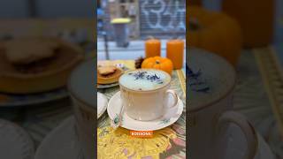 LE TEA TIME LE PLUS PHOTOGÉNIQUE  teatime paris pumpkin latteart autumn [upl. by Ydnem]