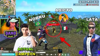 ADICTO AL FREE y LATA JUEGAN la DANOCUP el TORNEO de INFLUENCERS de FREE FIRE 🏆 [upl. by Michaella886]