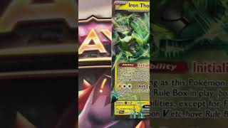 Holo Iron Thorns EX⚡️ pokemon pokemontcg shorts pokemoncards tradingcards [upl. by Hoeg]