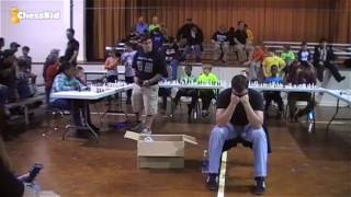 Blindfold Chess Simul by Danny Rensch for ChessKidcom [upl. by Yarazed]