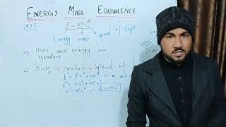 Energy Mass Equivalence Emc² Class 9  Mass Energy Equivalence  Energy Mass Relation  Kpk Boards [upl. by Lyrehs]