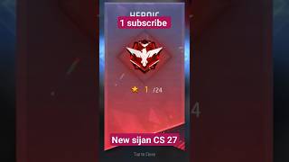 New sijan CS 27 heroic ❤️🥺 ff garenafreefire freefire raistar freefiretiktokstatus [upl. by Doe]