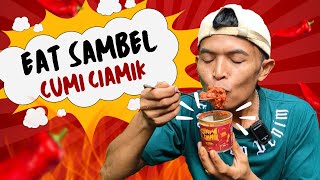 Mukbang Eat Sambel Cumi Ciamik Nasi Hangat mukbang asmr makanpedas makananviral eatsambel [upl. by Siraval]