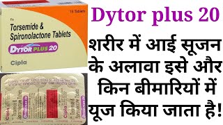 Dytor plus 20 tablettorsemide and spironolactone tablet uses benifits side effects in hindi [upl. by Anaher]