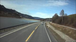 Driving from Oslo to Trondheim on E6 part 2 of 4 [upl. by Anyrtak623]