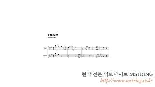 MSTRING 악보  Stratovarius  Forever MIDI 미리듣기 Viola Duet score [upl. by Ynar]