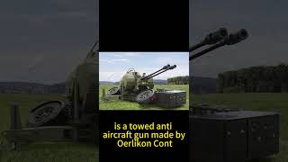 Oerlikon GDF Military Weapon shorts military weapon [upl. by Atsed]