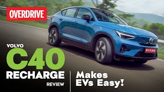 Volvo C40 Recharge review  makes EVs easy  OVERDRIVE [upl. by Airotciv260]