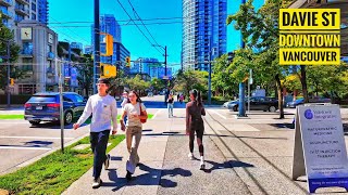 Vancouver Walk 🇨🇦  Downtown Davie [upl. by Colet]