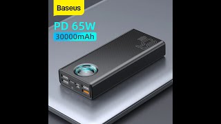 Powerbank Basesus 30k 30000mah 65w bs30kp365 con problema de drenado de carga [upl. by Hanako]