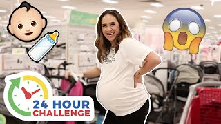 PREGNANT FOR 24 HOURS CHALLENGE [upl. by Oigufer211]