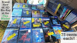 Hit the jackpot while Bluray  DVD Movie hunting at the Flea Market [upl. by Mozes]