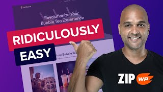 WordPress AI Builder ZipWP  WHY IS IT SO RIDICULOUSLY EASY [upl. by Burrill]