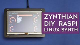 Zynthian  DIY Linux Raspberry PI synthesizer setup tutorial and sound demo [upl. by Lucina889]