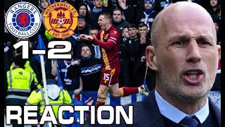 GERS MELTDOWN FANS REACT TO RANGERS LOSING AT IBROX AGAINST MOTHERWELL RANGERS SPFL [upl. by Iegres224]