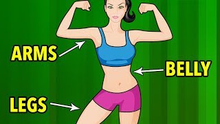 3 in 1 Belly  Legs  Arms Fat Loss Workout [upl. by Wyn]