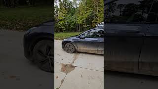 Teslas secret driverless park feature 👀 shorts [upl. by Stone]