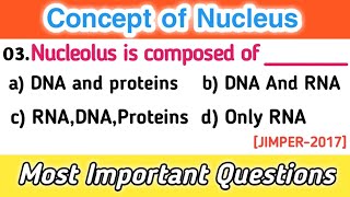 Nucleus  nucleus class 11  cell mcq questions cell mcq questions and answers  biology mcqs [upl. by Rojam927]