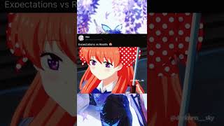 Expectations vs Reality 🤣  Monthly Girls Nozakikun  anime animeedit shorts [upl. by Atter]