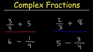 How To Simplify Complex Fractions [upl. by Cedar]