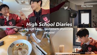 Study Vlog👨🏻‍💻🍜 High School day in my life finals prep fun with friends electrons amp more [upl. by Pedaias172]