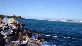 V Wall Walk Nambucca Heads ocean inlet and Nambucca River  NSW Australia [upl. by Eelarac]