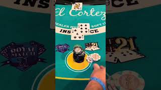 Blackjack Masterclass 💥 Huge Wins in One Epic Session shorts [upl. by Atiuqes]