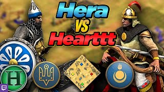 Slavs vs Mongols  1v1 Arabia  vs hearttt  AoE2 [upl. by Uzzia602]