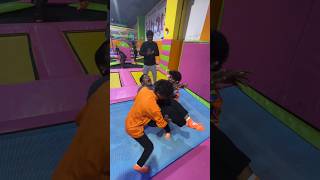 Trampoline park fun time  ungalpandiyamma indraja [upl. by Blessington]