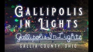 A Walk Through of the 2022 Gallipolis in Lights [upl. by Chapa284]