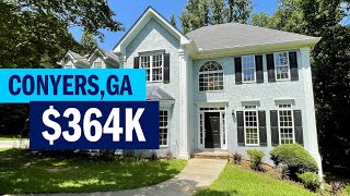 House For Sale In Conyers GA  4 Bedroom 25 Bath Unfinished Basement [upl. by Mcgee]