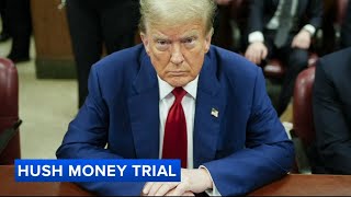 Prosecutors seek additional sanctions for Trump in hush money case [upl. by Ibrik]