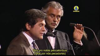 Andrea Bocelli Daniel Caroline Campbell  Ave MariaSchubert legendado  Aparecida 15102016 [upl. by Lletnohs373]