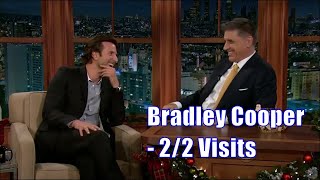 Bradley Cooper  quotIm A Big Fan Of This Showquot  22 Visits In Chronological Order [upl. by Yarw]