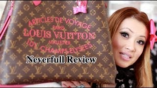 Louis Vuitton Neverfull Review GM IKAT SUMMER 2013 COLLECTION [upl. by Bautista620]