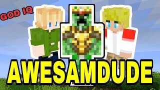 AweSamDude Meets Tommy and Tubbo DreamSMP [upl. by Ereveniug]