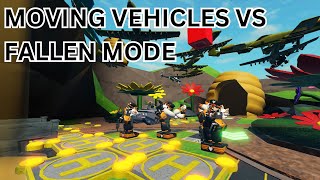 Solo Fallen Triumph With Moving Vehicle towers  Roblox TDS [upl. by Loree]